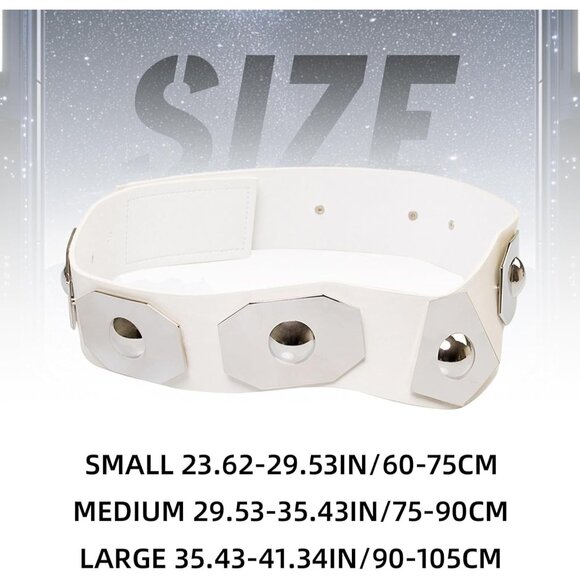 Women Costume Belt Faux Leather Large Halloween Cosplay Accessories - Picture 3 of 7